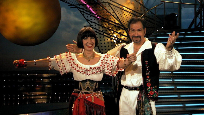 Sandro Mo und Jan Gregor bei einem Auftritt 14 Jahre nach ihrer Trennung im Jahr 1999.