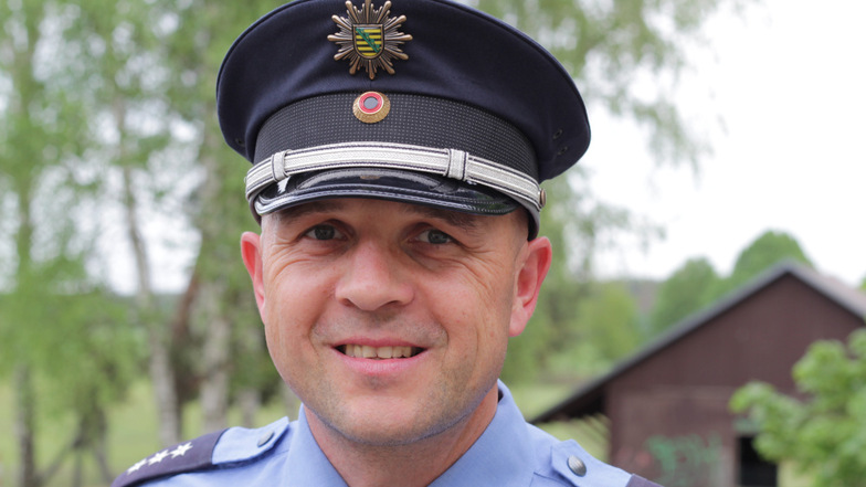 Robin Lieske aus Lauta hat bereits seit Oktober 2021 die Stelle des Bürgerpolizisten in Lauta inne, momentan noch kommissarisch.