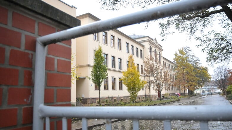 Blick auf die Pestalozzi-Oberschule in Meißen.