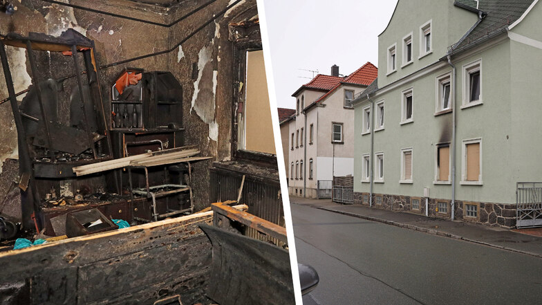 Nach dem Brand in der Canitzer Straße ist der 69-jährige Bewohner der betroffenen Wohnung gestorben.