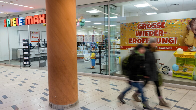 Mal wieder neu eröffnet: Spielemax im Görlitzer Citycenter.