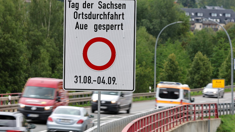 Zum "Tag der Sachsen" gibt es für Autofahrer zahlreiche Sperrungen.