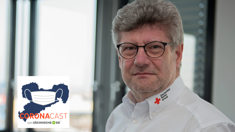 Rüdiger Unger, Vorstand des DRK-Landesverbandes Sachsen, ist Gesprächsgast im CoronaCast.