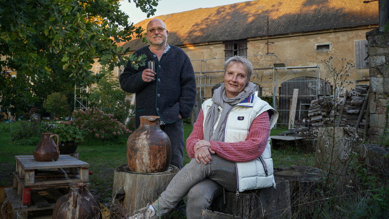 Christian Koker und seine Frau Sylvia haben im Sommer vergangenen Jahres einer Filmcrew ihren Hof für die Dreharbeiten zum Krimi-Mehrteiler „Lauchhammer - Tod in der Lausitz“ zur Verfügung gestellt.