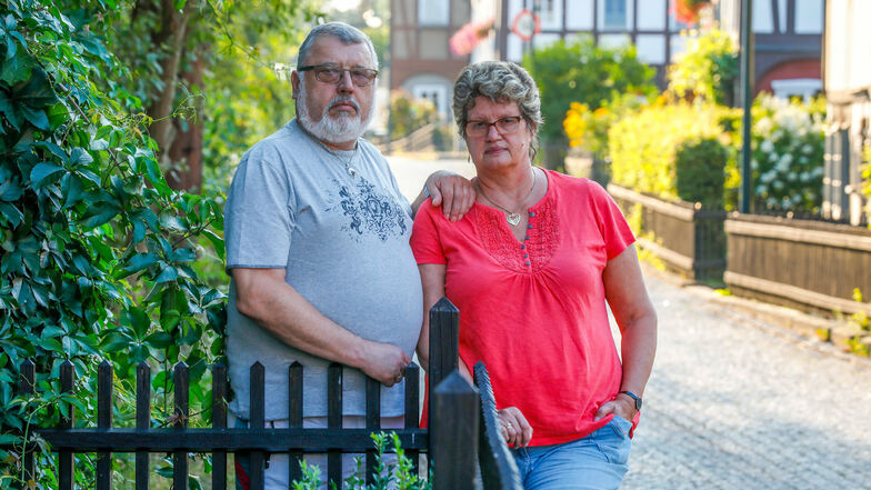 Birgit und Gunter Kunath aus Großschönau haben beide bei der Zittauer Fruchtveredlung gearbeitet. Jetzt sind sie arbeitslos.