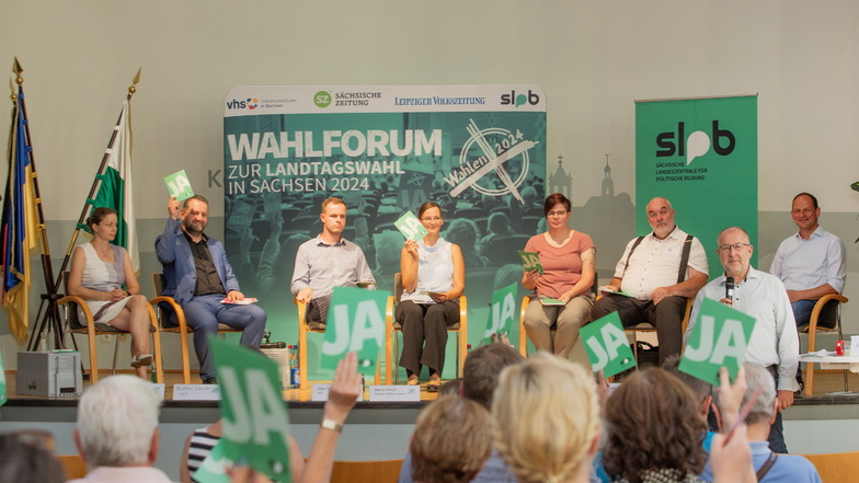 Das Wahlforum fand am Donnerstag im Rathaus in Königsbrück statt.