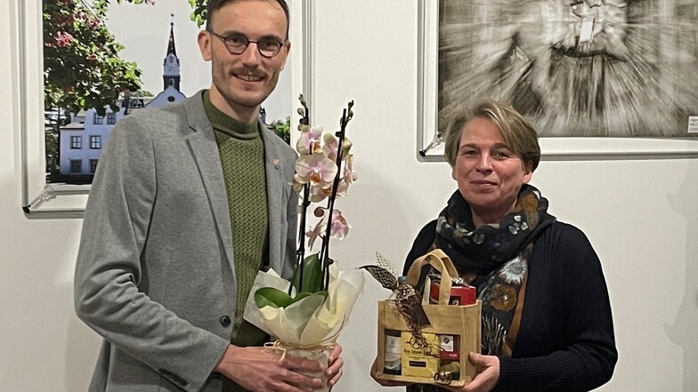 Marko Feldmann, stellvertretender Vorsitzender des SPD-Kreisverbandes, dankte Stefanie Willuhn für die langjährige Leitung des SPD-Ortsvereins Tharandt-Wilsdruff.