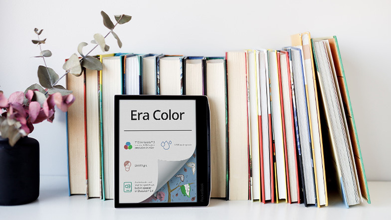 Begrenztes Gepäck? Mit dem PocketBook Era Color hast du deine ganze Urlaubslektüre immer dabei!