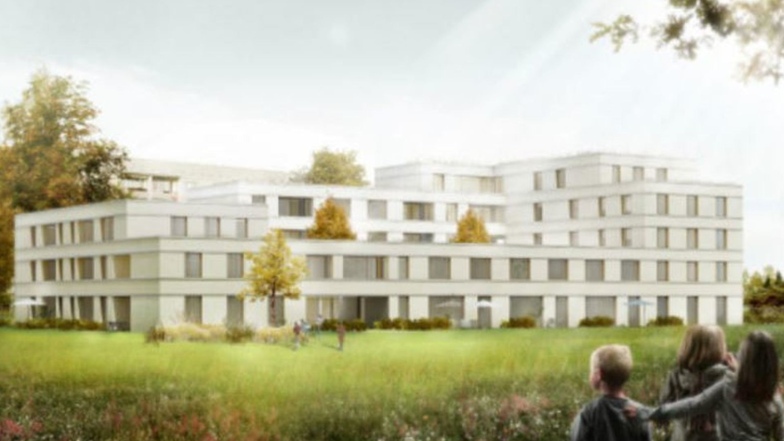 Der Entwurf für das Mehrgenerationenhaus der Wohnungsgenossenschaft Radeberg hat bei einem Architekturwettbewerb gewonnen.
