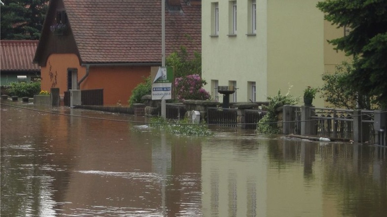 m Juni 2013 überflutete die Elbe Brockwitz – schon wieder.