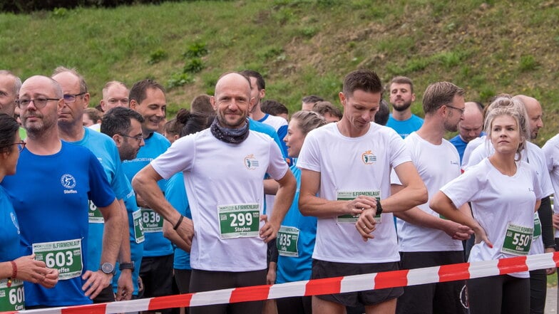 Im Team des Landratsamtes auch Stephan Meyer dabei, der Landrat des Kreises Görlitz.