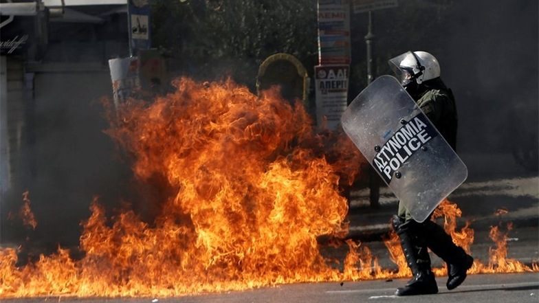 Streiks und Gewalt in Griechenland