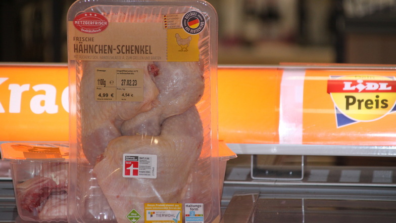 Krankmachende Keime auf Hühnchenfleisch bei Lidl in Bautzen und Leipzig gefunden