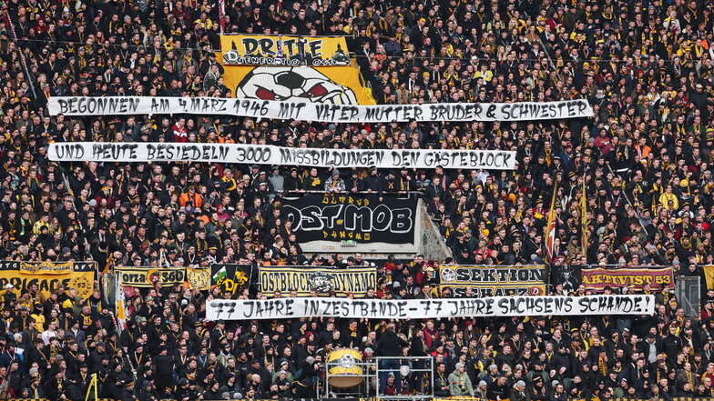 Anklage gegen Dynamo-Fans wegen Volksverhetzung und Beleidigung