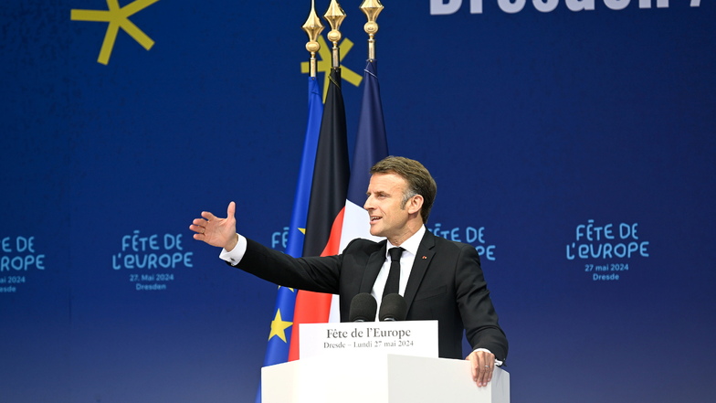 Macron in Dresden: Die wichtigsten Aussagen in seiner Rede