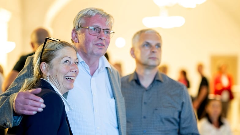 Werden auch im neuen Stadtrat vertreten sein (v.l.): Katja Gerhardi, Heinrich Schleppers (beide CDU), Mike Hauschild (Freie Wähler).