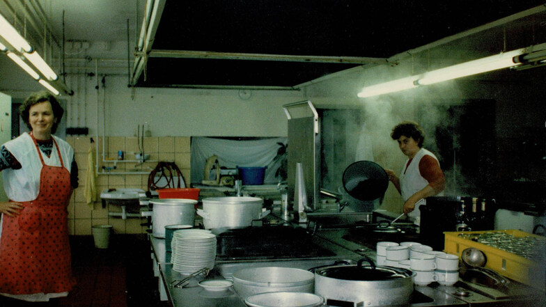 In der Küche der LPG-Kantine wurde zu DDR-Zeiten täglich für die Mitarbeiter gekocht.