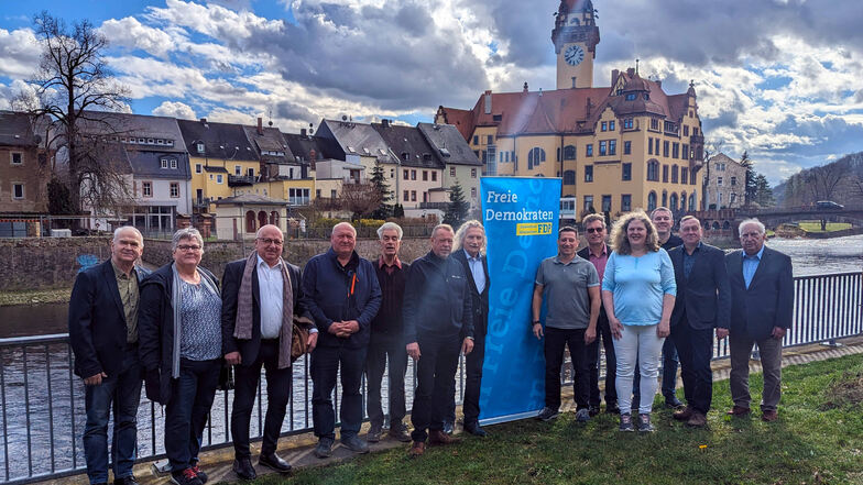 FDP will mit 23 Frauen und Männern in den mittelsächsischen Kreistag