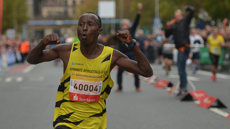 Ezekiel Koech lief den Marathon in Bestzeit.
