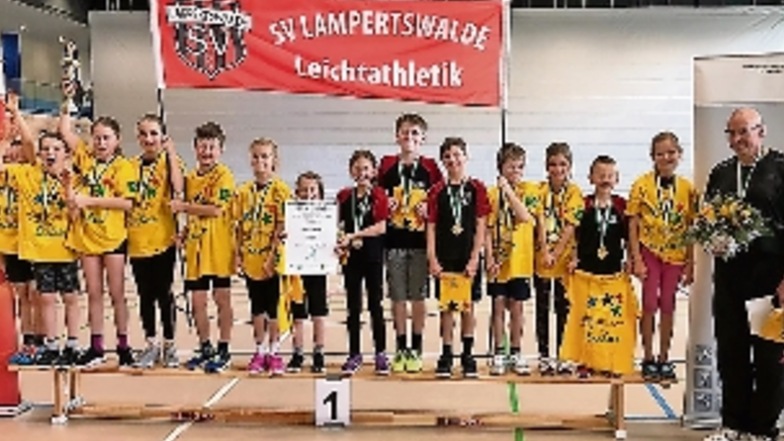 Das Lampertswalder Landesmeister-Team.