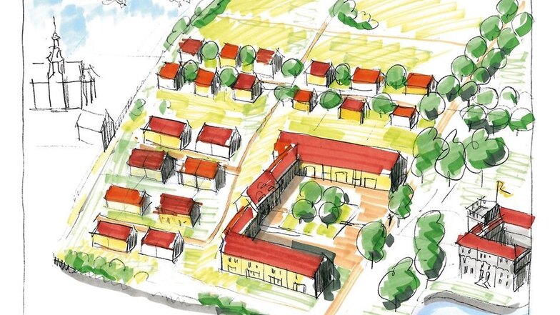 Planer legten einen Entwurf für das Seifersdorfer Ortszentrum vorgelegt.