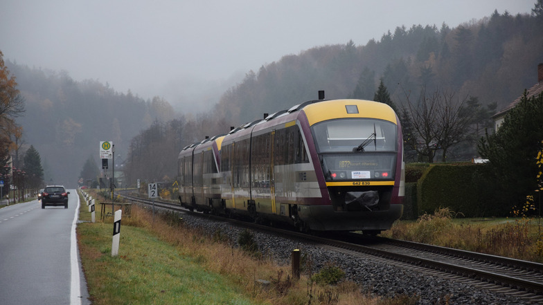 Durchs Müglitztal fährt die Regiobahn schon. Bald auch wieder von Pirna nach Neustadt.