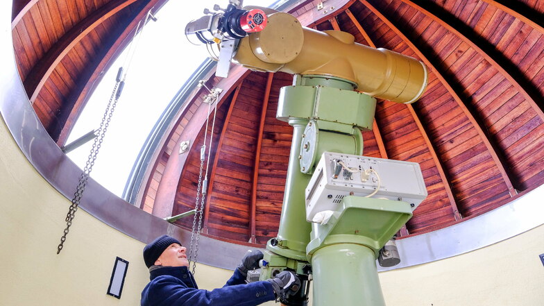 Die Sternwarte in Radebeul bietet wieder Himmelsbeobachtungen an.
