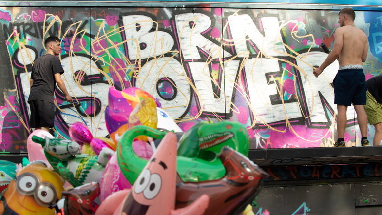 Graffiti-Künstler hatten es schon 2019, vor Beginn der Pandemie, vorausgesagt: Die BRN ist vorbei. Schon damals galt das alternative Stadtteilfest vielen als zu kommerziell.