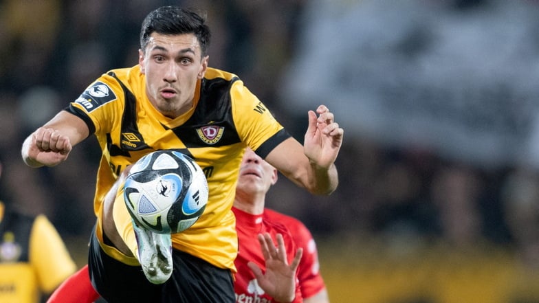 Für Dynamo Dresden am Ball und mit Sri Lanka derzeit auf Länderspielreise: Verteidiger Claudio Kammerknecht.