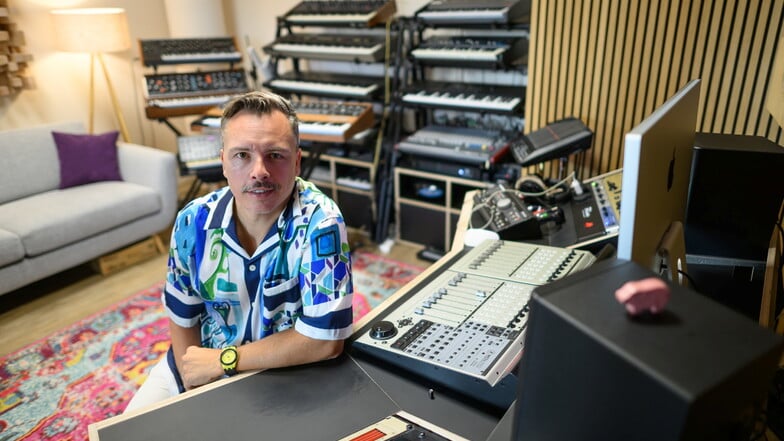 Tino Piontek in seinem Studio.