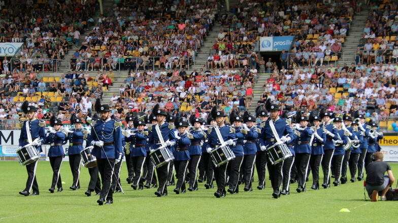 Das Marsch- und Drillkontingent des Spielmannszuges Oberlichtenau holte beim Auftritt bei der Weltmeisterschaft in Kerkrade den Titel.