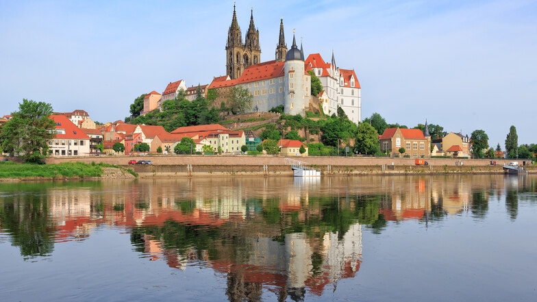 Malerisch: Die Albrechtsburg in Meißen.