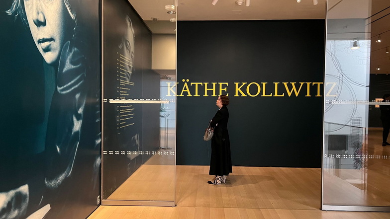Der Eingang zur Kollwitz-Ausstellung im New Yorker Museum of Modern Art: Schon seit mehr als 30 Jahren gab es in den USA keine große Ausstellung mit Werken von Käthe Kollwitz mehr