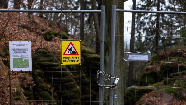 Schwedenlöcher in der Sächsischen Schweiz bleiben länger gesperrt