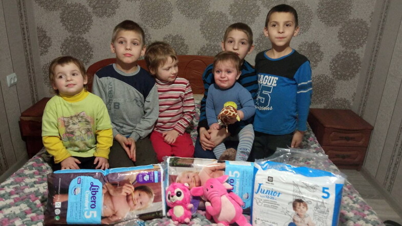 Die Spenden aus dem Lager in Hainichen sind unter anderem in einem Kinderheim übergeben worden.
