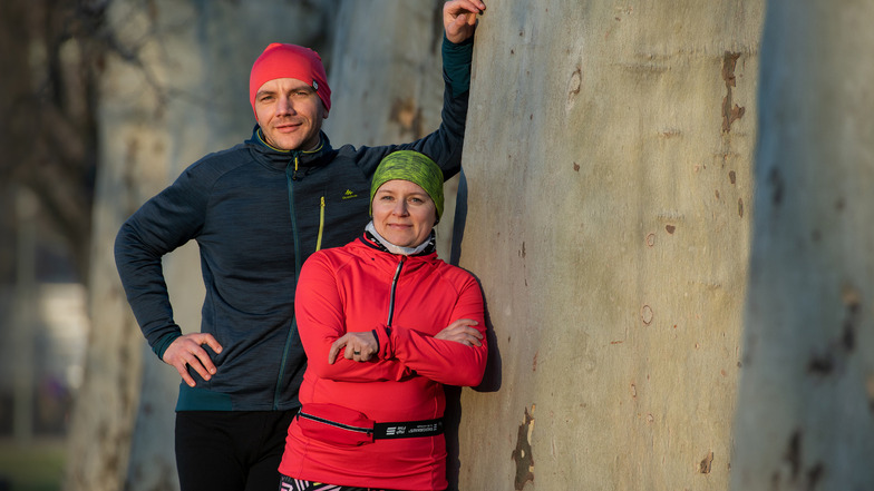 Ihre Ziele sind unterschiedlich, aber Tina Hubrich und Falko Uyma stellen sich der gleichen Herausforderung. Am 26. April soll sich auf der 21-Kilometer-Distanz des VVO-Oberelbe-Marathons zeigen, wie sich die Vorbereitung gelohnt hat.