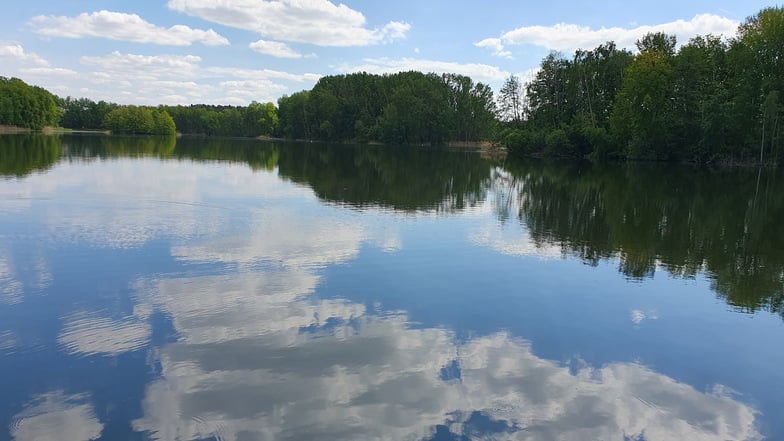 Stilles Naturparadies: der Großteich Deutschbaselitz.