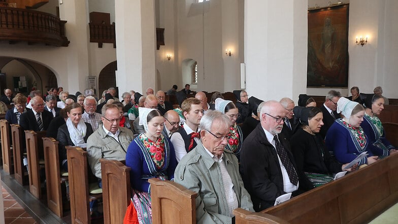 Sorbischer Evangelischer Heimattag in Hoyerswerda/Zeißig 2022 - Abendmahlsgottesdienst in der Johanneskirche in Hoyerswerda