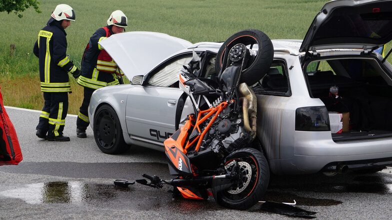 Ein Motorradfahrer verlor vor zwei Jahren bei einem Unfall an der Kreuzung von Neukircher und Brösanger Straße bei Drauschkowitz sein Leben. Der Verkehrsknoten gilt als gefährlichste Unfallstelle im Landkreis Bautzen.