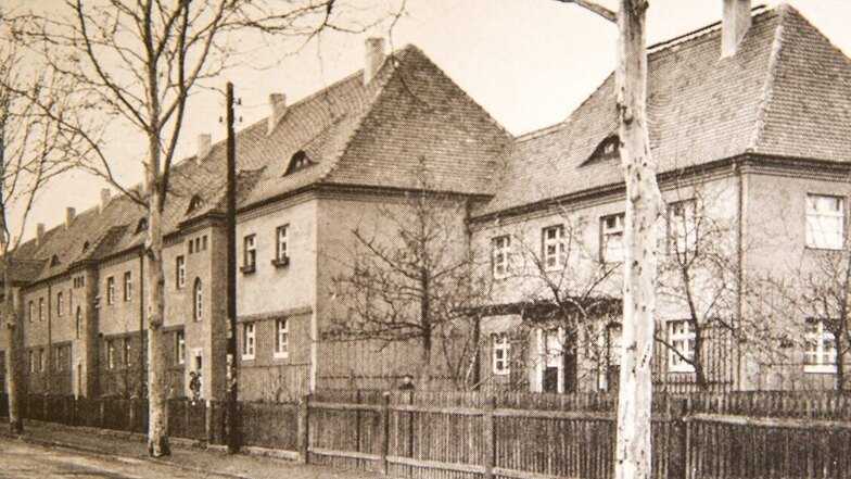 Eine Kleinwohnkolonie in Laubegast, die Kurt Bärbig entworfen hat. Wohnungen für Arbeiter gehörten zu den Spezialitäten des Sozialdemokraten. 