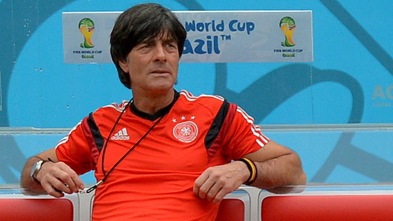 Bundestrainer Joachim Löw im Jahr 2014 bei der Fußball-WM in Brasilien