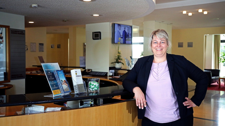 Vor fast 20 Jahren an der Rezeption angefangen, mittlerweile Hoteldirektorin: Juliane Benkhardt leitet jetzt das Mercure-Hotel.