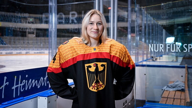 Im Februar feierte Hanna Hoppe - damals noch 17 - ihr Debüt in der Eishockey-Nationalmannschaft der Frauen. Jetzt könnte noch mehr daraus werden.