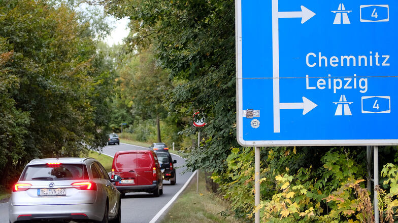An Arbeitstagen wird die Autobahnauffahrt Wilsdruff von mehr als 24.000 Fahrzeugen benutzt. Ihr Umbau soll den Verkehrsfluss verbessern helfen.