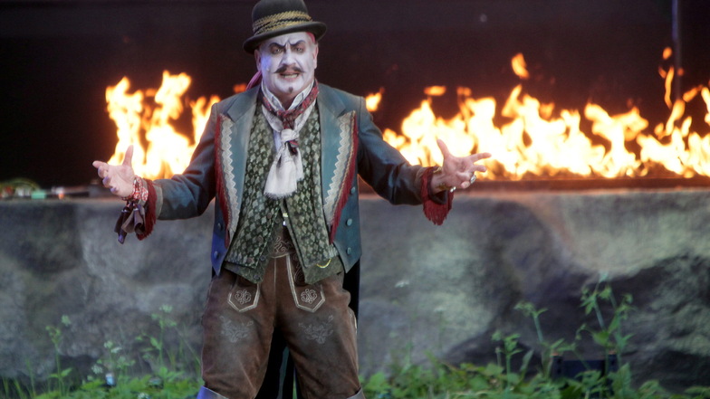 Tom Pauls als Holländer-Michel in "Das kalte Herz". Das Stück war so erfolgreich, dass es auch 2023 wieder in Rathen gezeigt wird.
