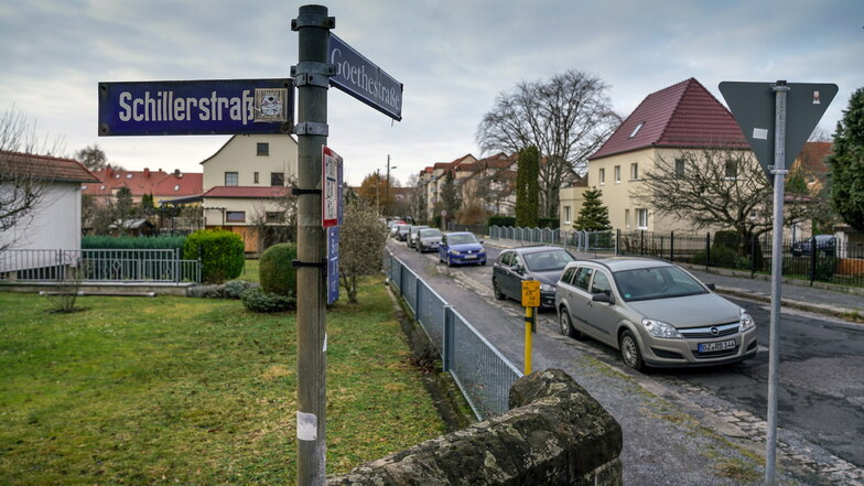 Die Goethestraße in Radeberg wird ab Ende März saniert.