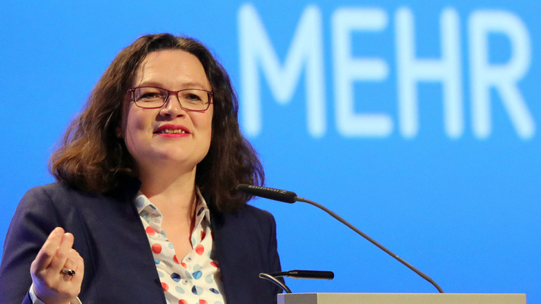 Die frühere SPD-Vorsitzende und Bundesarbeitsministerin Andrea Nahles soll Chefin der Bundesagentur für Arbeit werden.