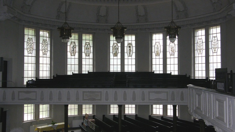 Sogar einen Einbruch in die Friedenskirche in Aue scheute der nun verhaftete mutmaßliche Seriendieb nicht.