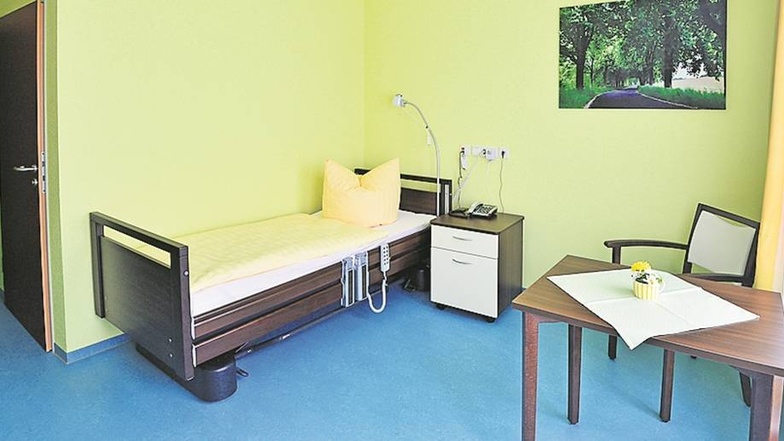 Platz für ein Zuhause auf Zeit: Zwölf Zimmer gibt es für Patienten in der Kurzzeitpflege.