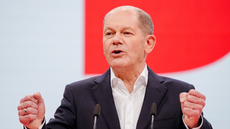 Die SPD um Bundeskanzler Olaf Scholz kann ihren Vorsprung zur Union ausbauen.